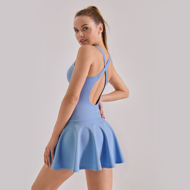 High-stretch Dresses, New Summer Nude Anti-walking Sports Dresses